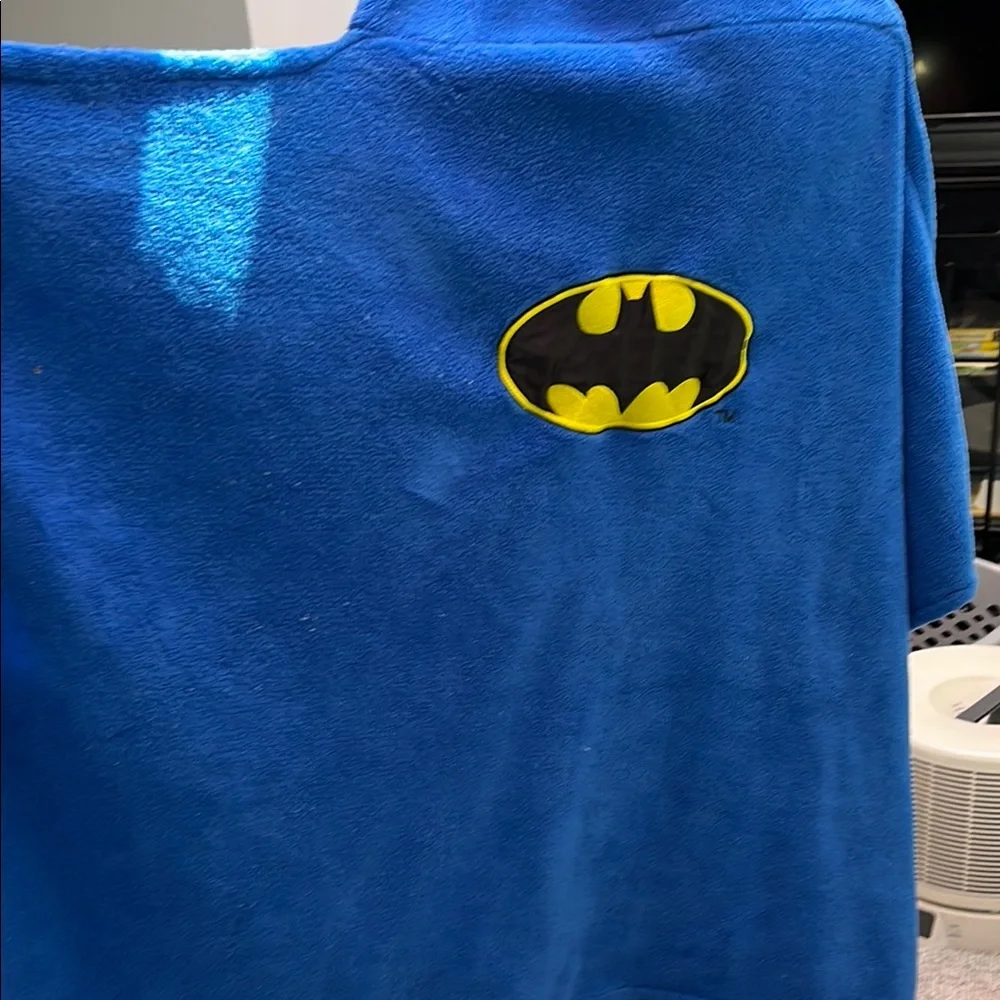Blue Batman Hooded Blanket